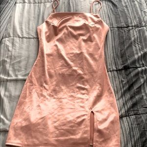 Rose-Gold BodyCon dress